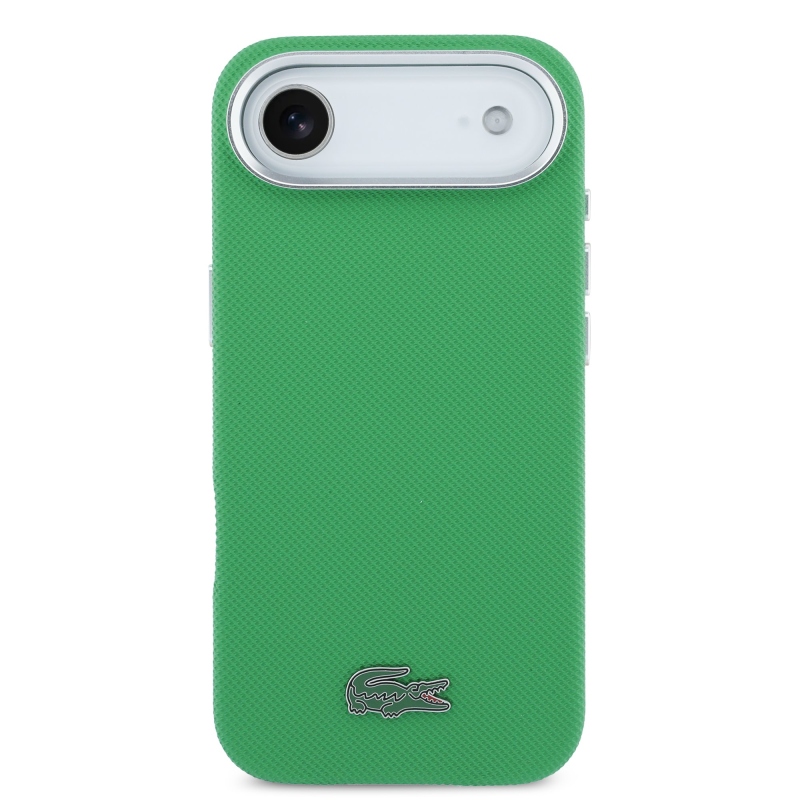 Lacoste Iconic Petit Pique Metal Logo MagSafe zadný kryt pre iPhone Air Green