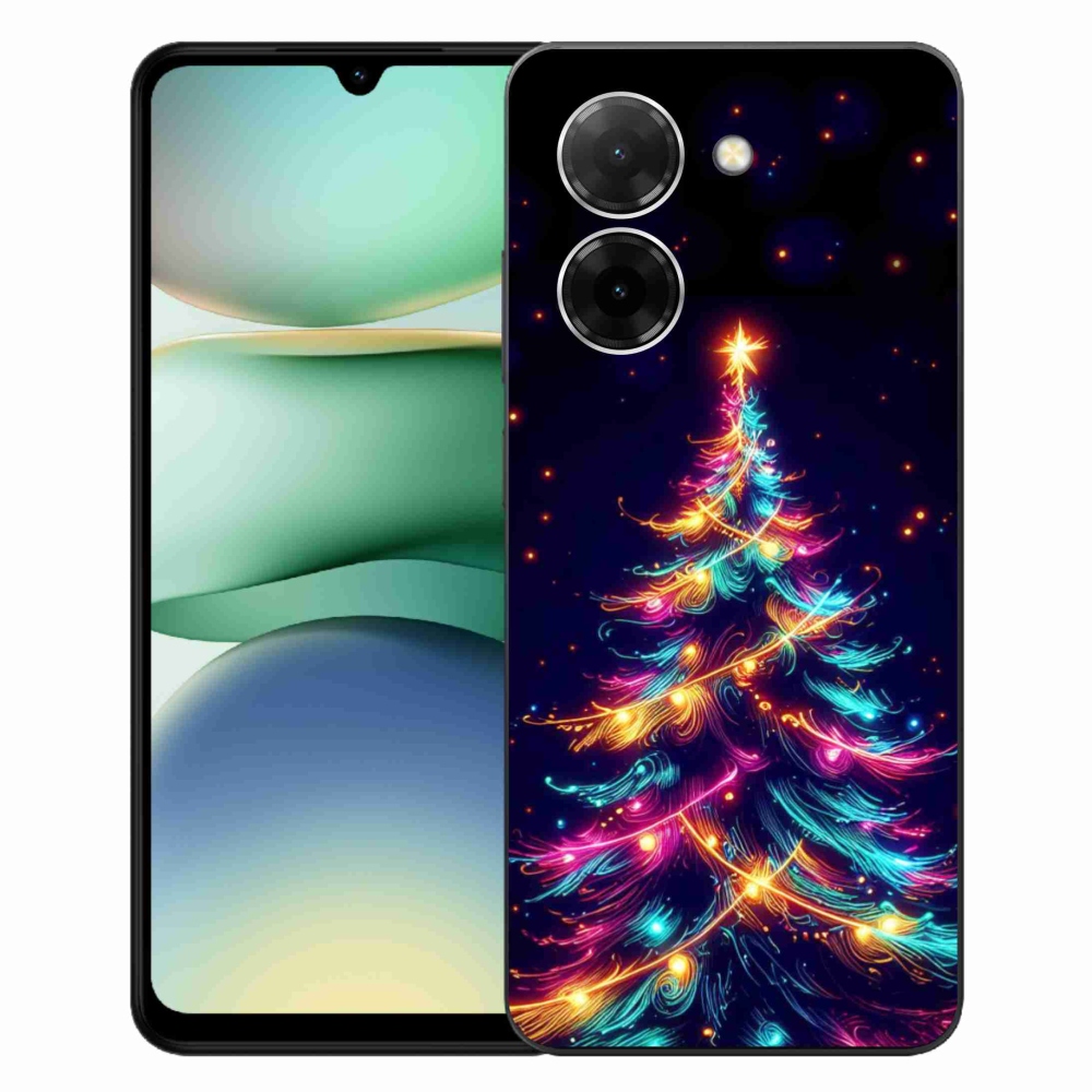 Gélový kryt mmCase na Xiaomi Redmi A5 - neónový vianočný stromček