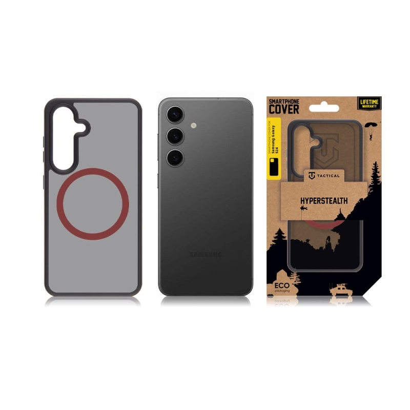 Tactical MagForce Hyperstealth 2.0 Kryt pre Samsung Galaxy S24 Black/Red