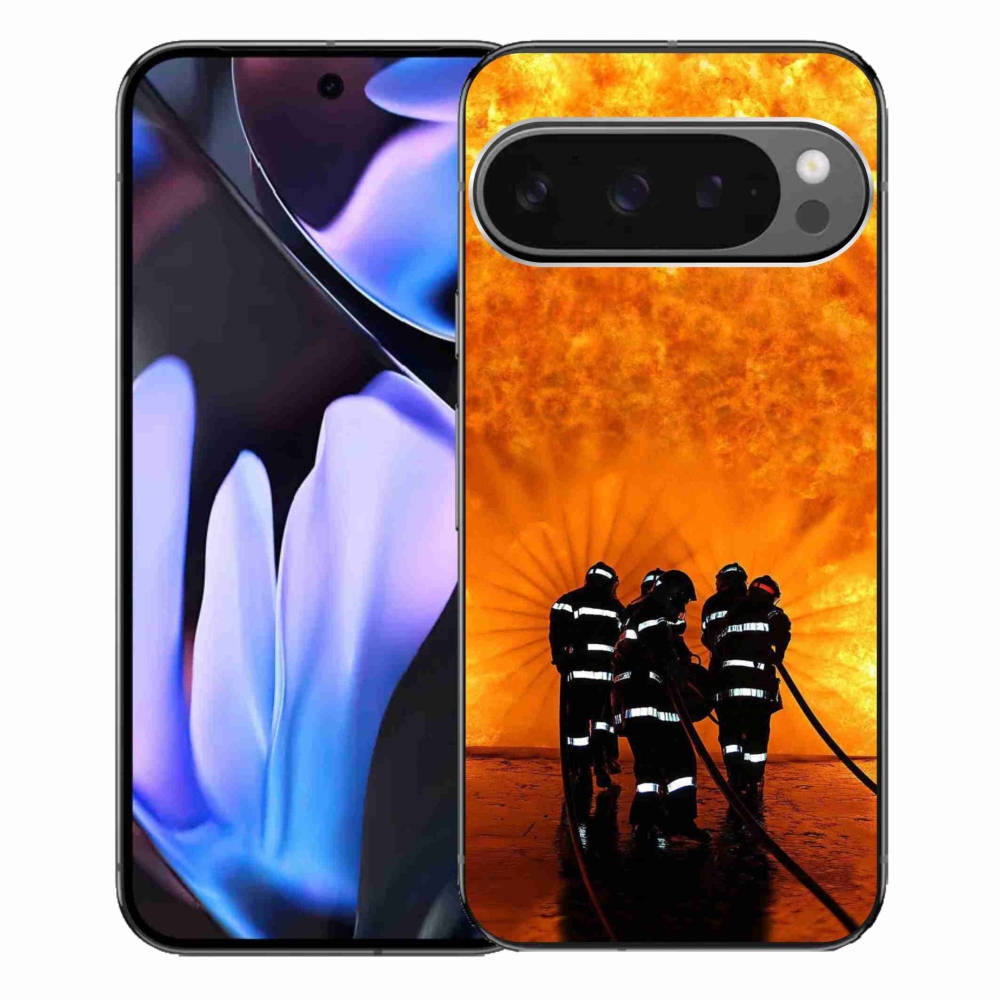 Gélový kryt mmCase na Google Pixel 9 Pro XL - požiar