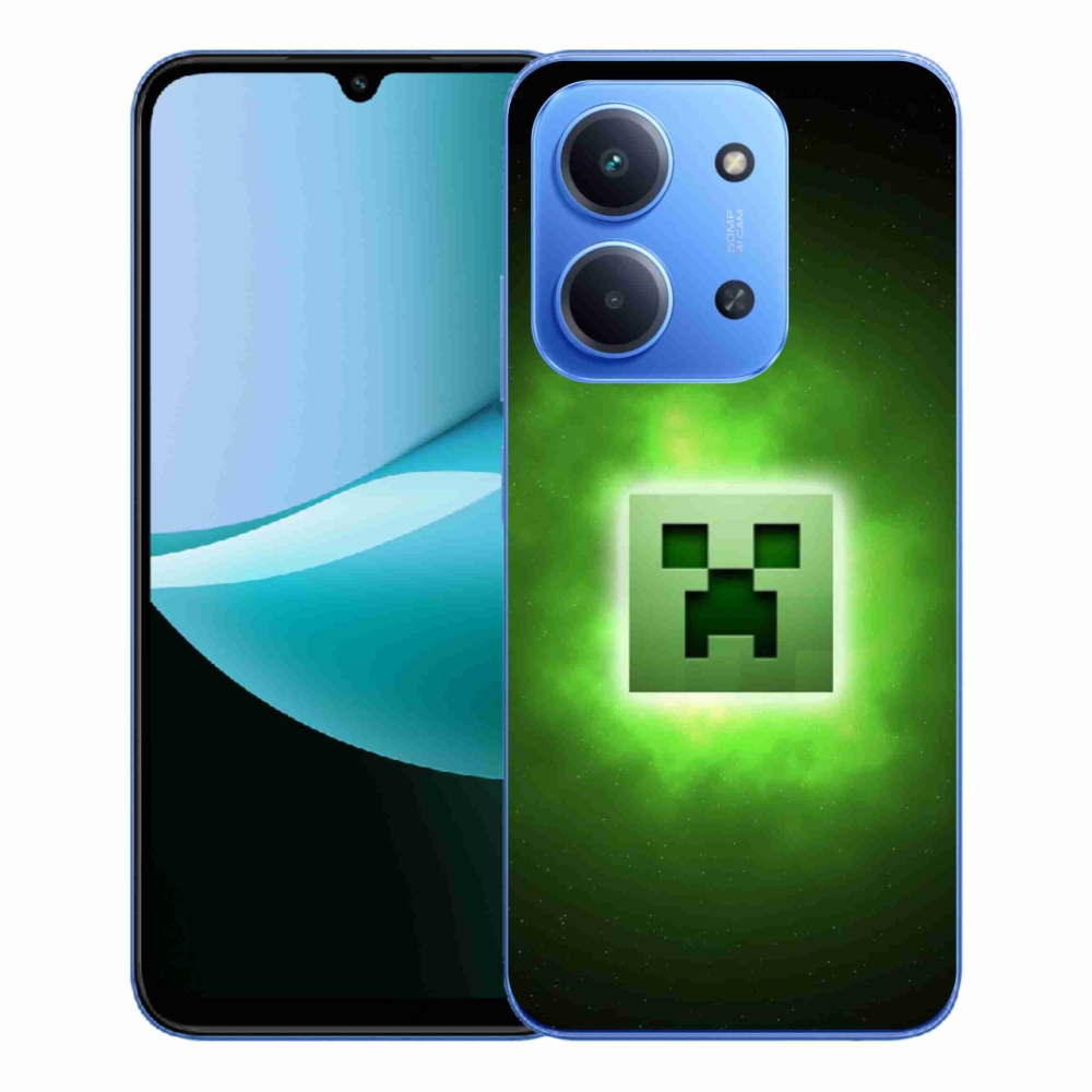 Gélový kryt mmCase na Xiaomi Redmi 15C 4G/5G (173mm) - minecraft