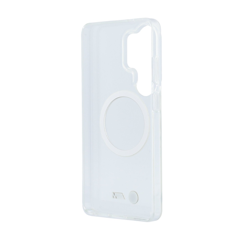 BMW M IML Metal Logo Magnetický zadný kryt pre Samsung Galaxy S26 Ultra Transparent