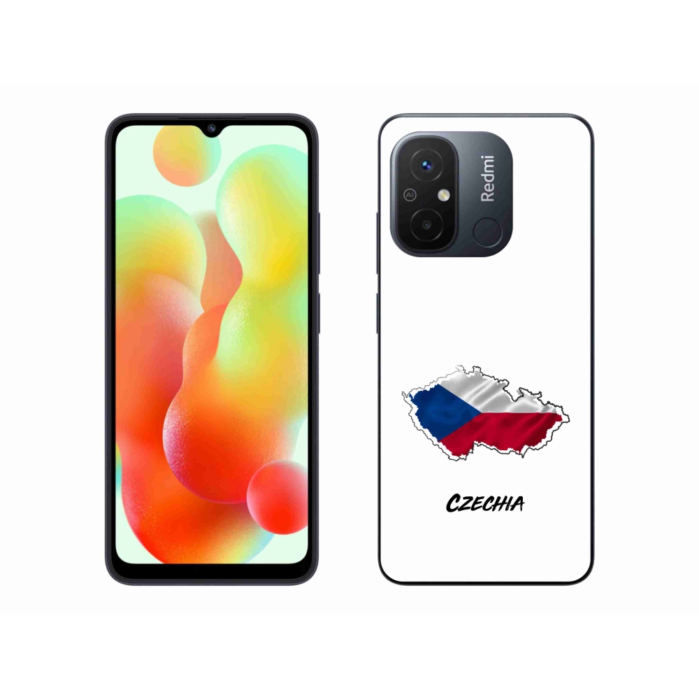 Gélový kryt mmCase na Xiaomi Redmi 12C - Czechia biele pozadie