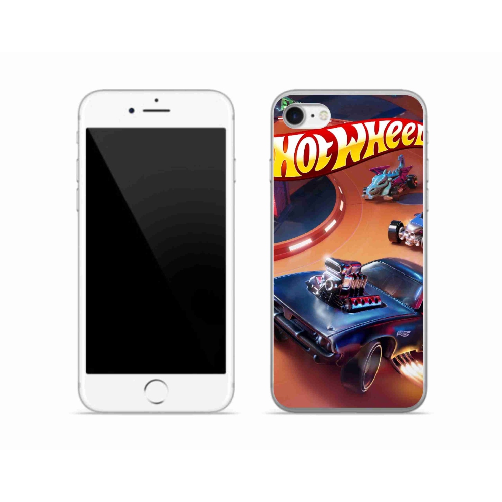 Gélový kryt mmCase na iPhone SE (2022) - hot wheels