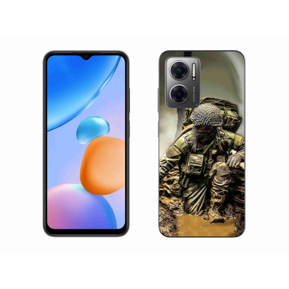 Gélový kryt mmCase na Xiaomi Redmi 10 5G - vojak