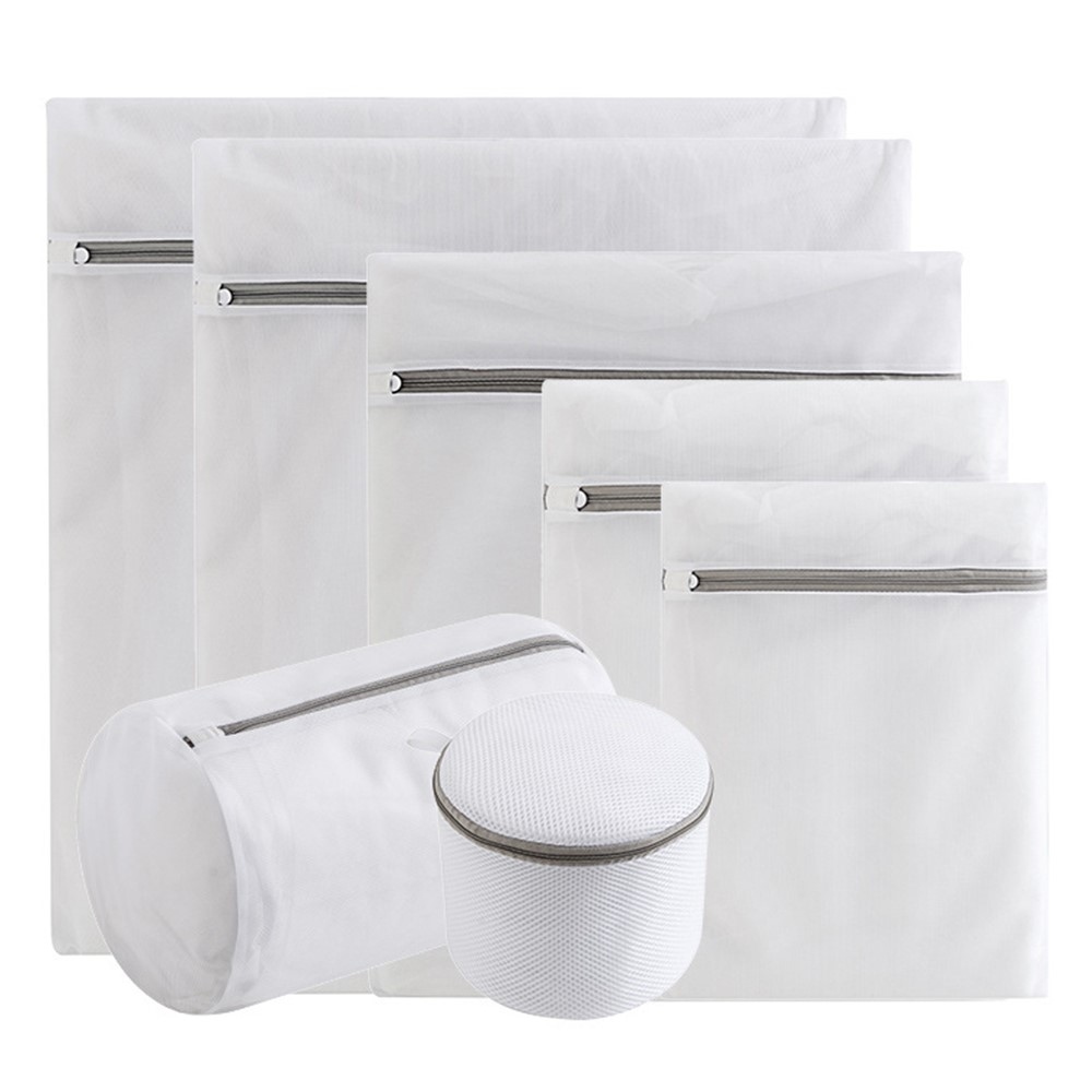 Kompletná sada 7 sieťových pracích vreciek na ochranu bielizne