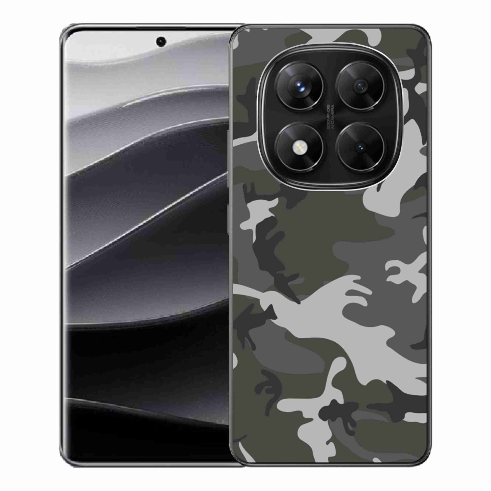 Gélový kryt mmCase na Xiaomi Redmi Note 14 Pro 5G/Poco X7 5G - maskáčový vzor