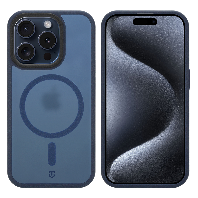Tactical MagForce Hypersand puzdro pre Apple iPhone 15 Pro Deep Blue