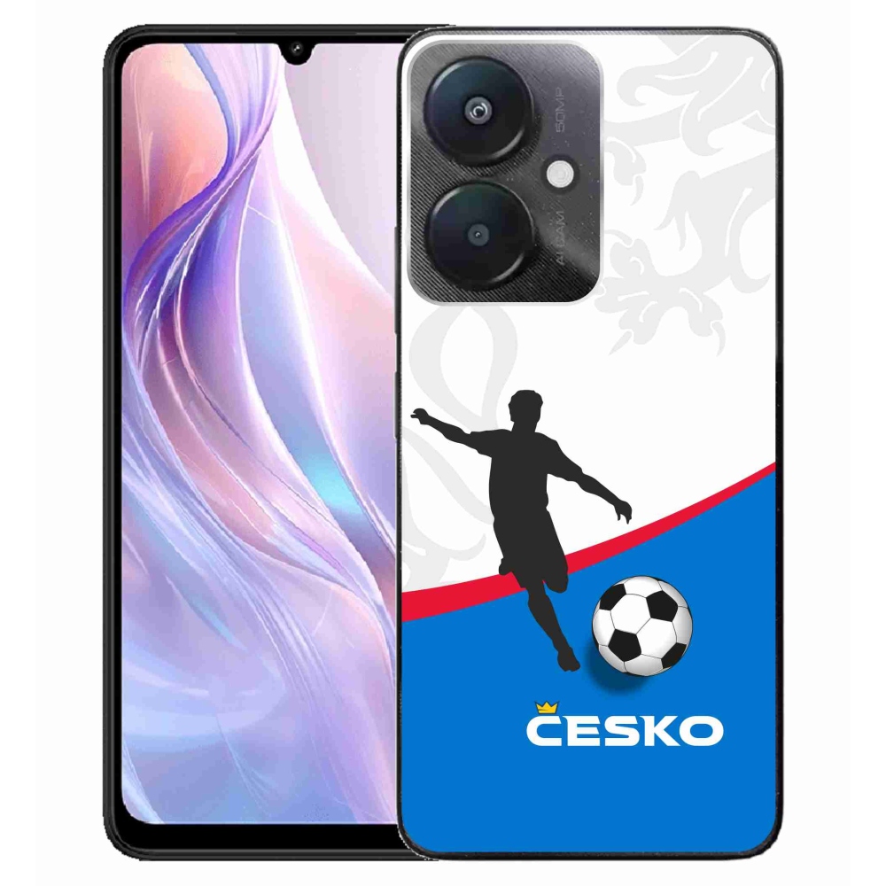 Gélový kryt mmCase na Xiaomi Redmi 13C 5G - futbal Česko 1