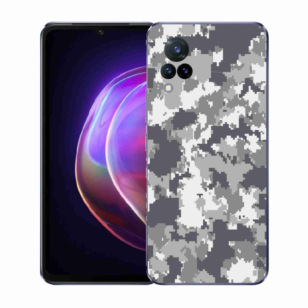 Gélový kryt mmCase na Vivo V21 4G/5G - maskáčový vzor 2