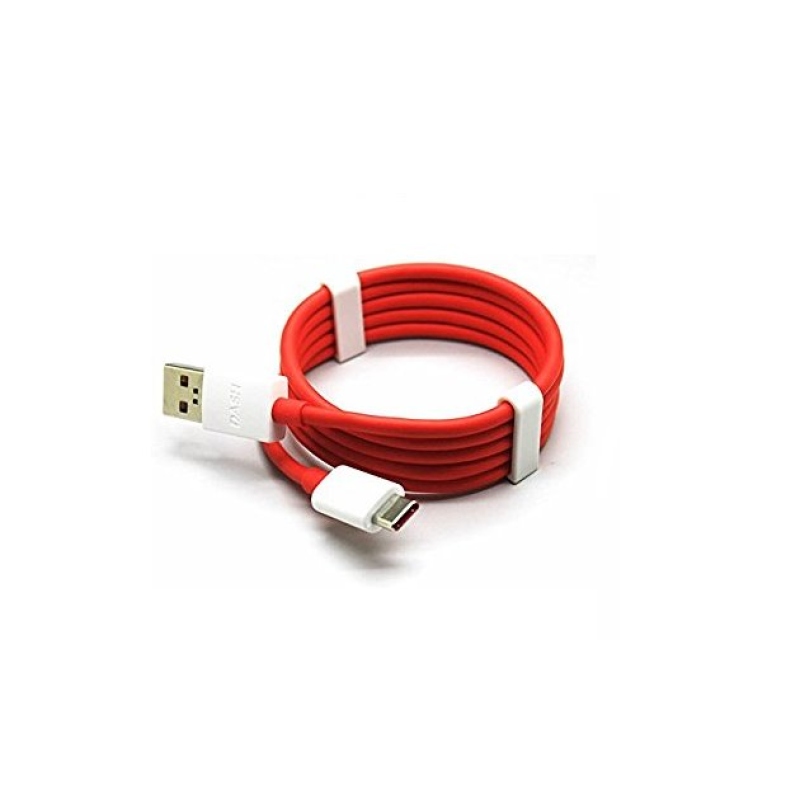 OnePlus 3 3T Original USB-C Dátový kábel 0,95 m White/Red (Bulk)