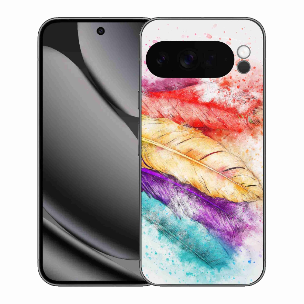 Gélový kryt mmCase na Google Pixel 10 Pro XL - farebné perie