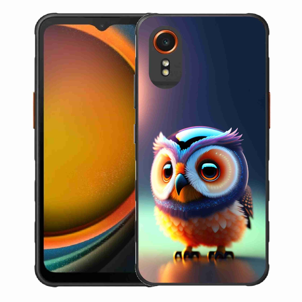 Gélový kryt mmCase na Samsung Galaxy Xcover 7 - malá sova