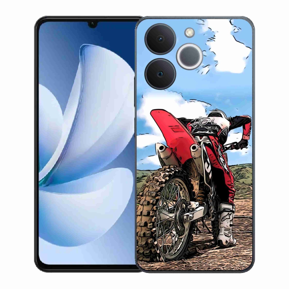 Gélový kryt mmCase na Realme Note 70T - moto