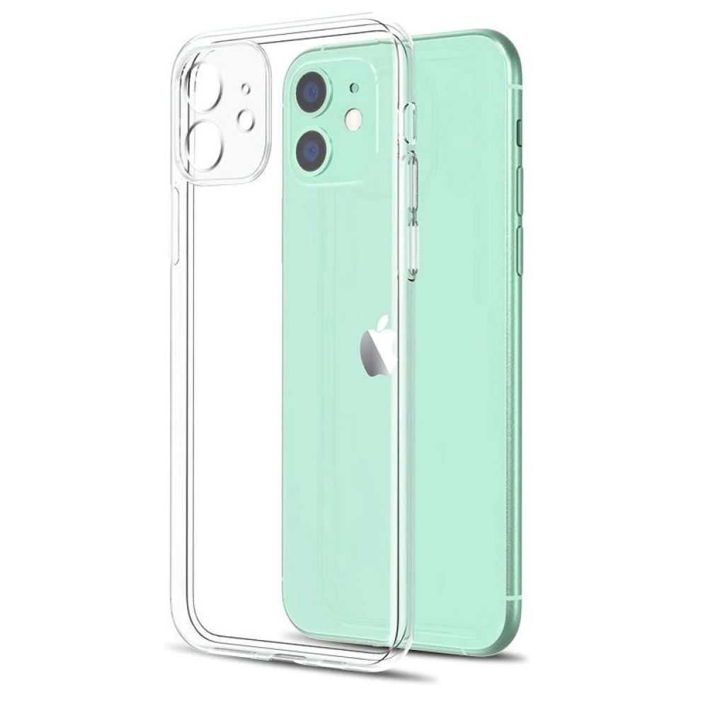 Priehľadný gélový obal na iPhone 11 - priehľadný