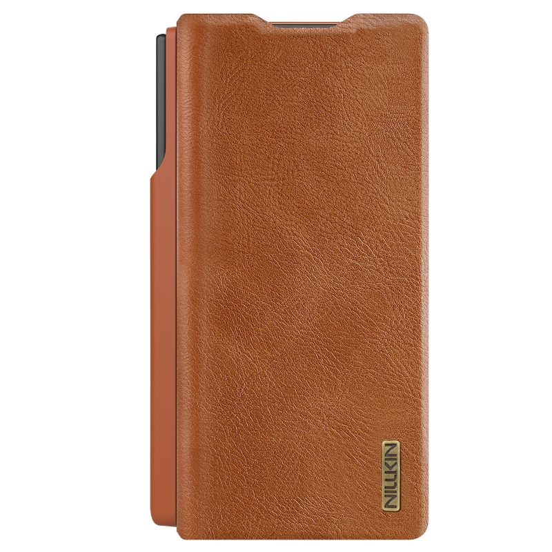 Nillkin Qin Book PRO Puzdro so slotom na pero pre Samsung Galaxy Z Fold 7 Brown