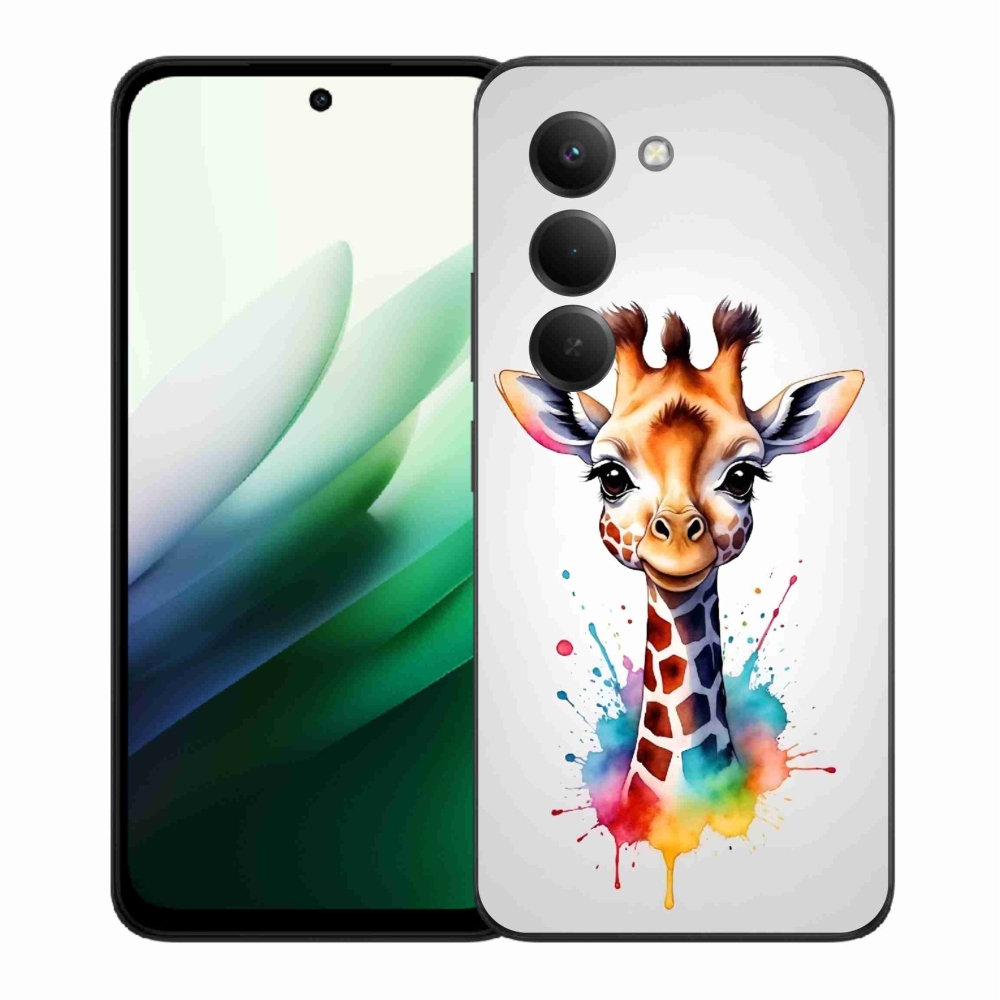 Gélový kryt mmCase na Xiaomi Redmi 15 5G (169mm) - žirafa 1