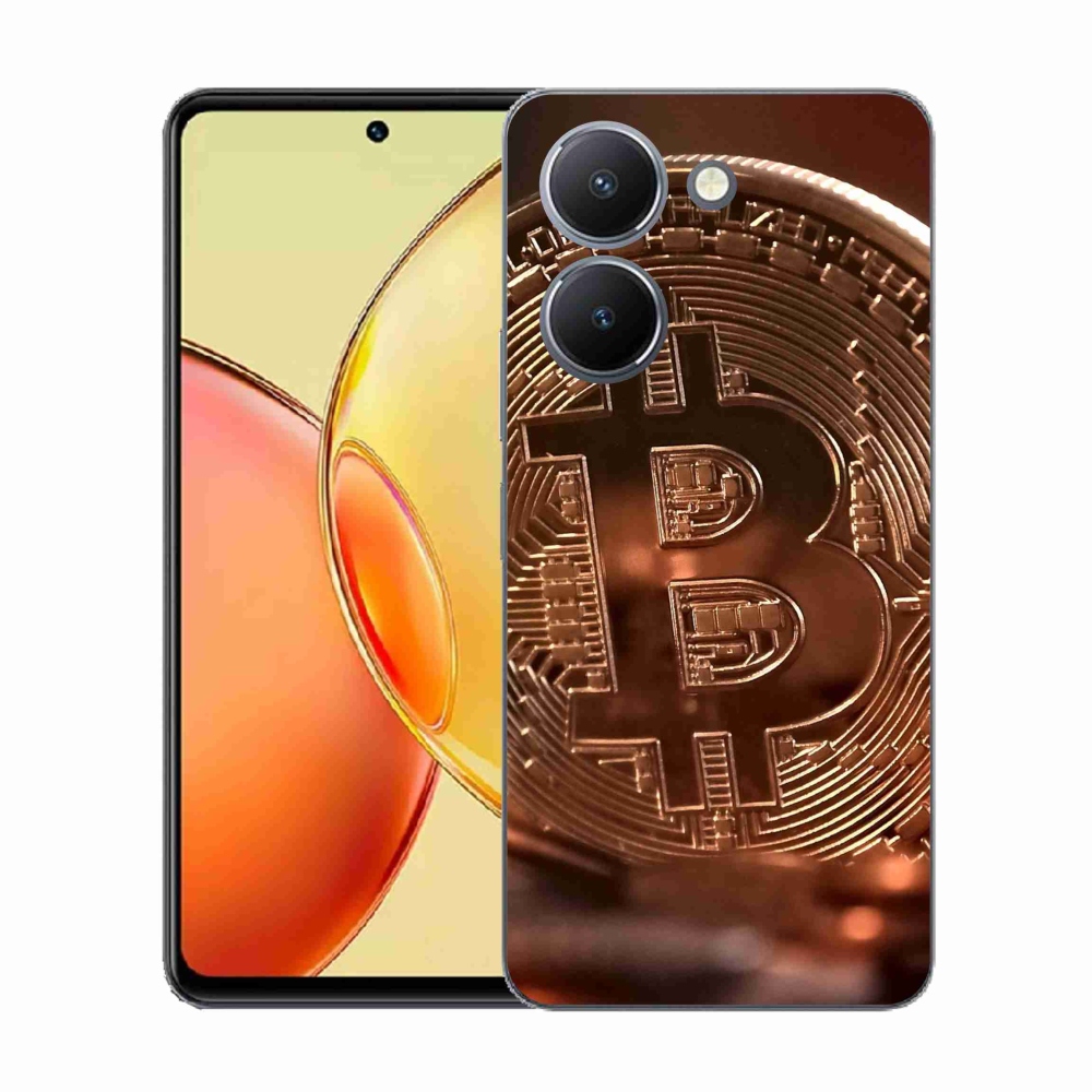 Gélový kryt mmCase na Vivo Y36 - bitcoin