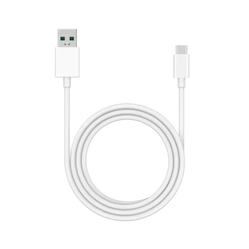 Dátový kábel OPPO USB-C 8 A, 1 m, biely