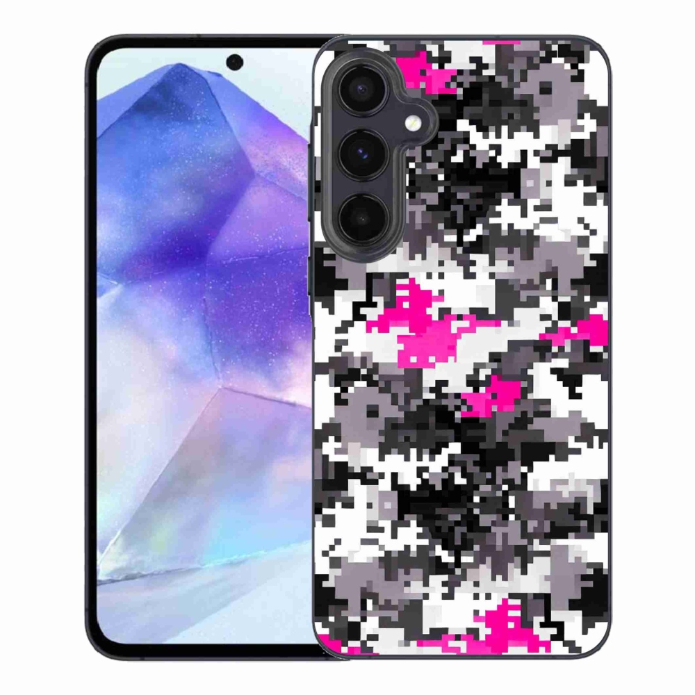 Gélový kryt mmCase na Samsung Galaxy A55 5G - maskáčový vzor 4