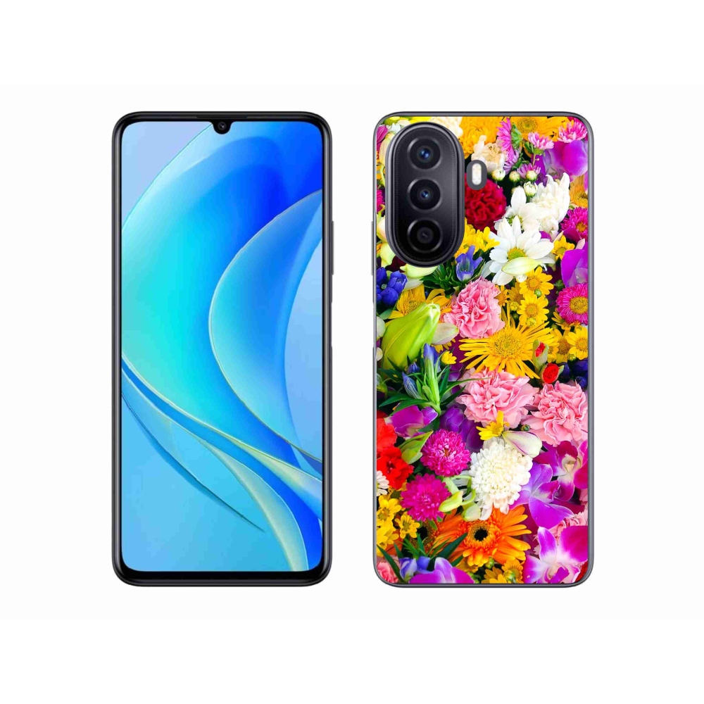 Gelový kryt mmCase na Huawei Nova Y70 - květiny 12