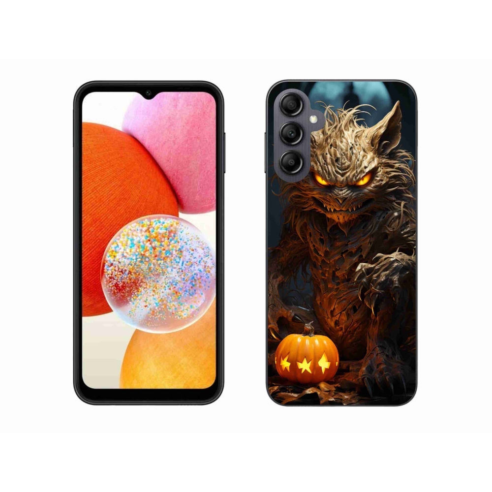 Gélový kryt mmCase na Samsung Galaxy A14 4G/5G - halloweenska príšera