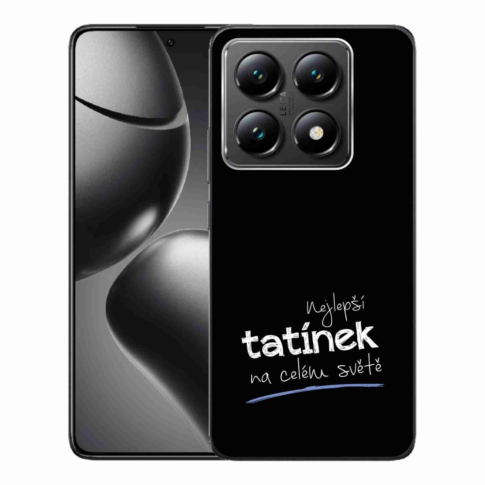 Gélový kryt mmCase na Xiaomi 14T - najlepší otecko 4 čierne pozadie