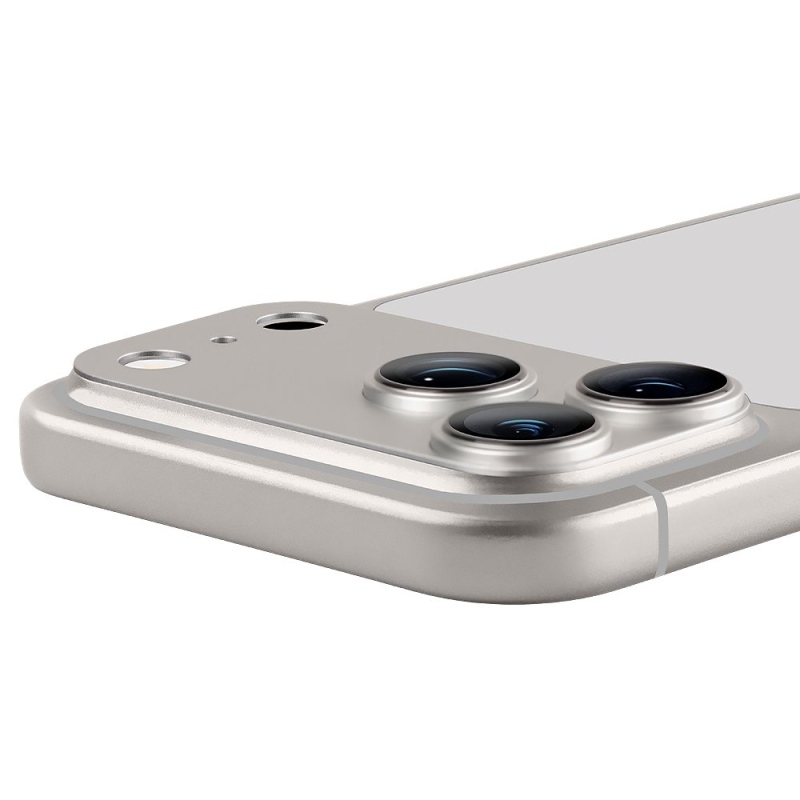 OBAL:ME Camera Island Ochrana objektívu pre Apple iPhone 18 Pro Max strieborná