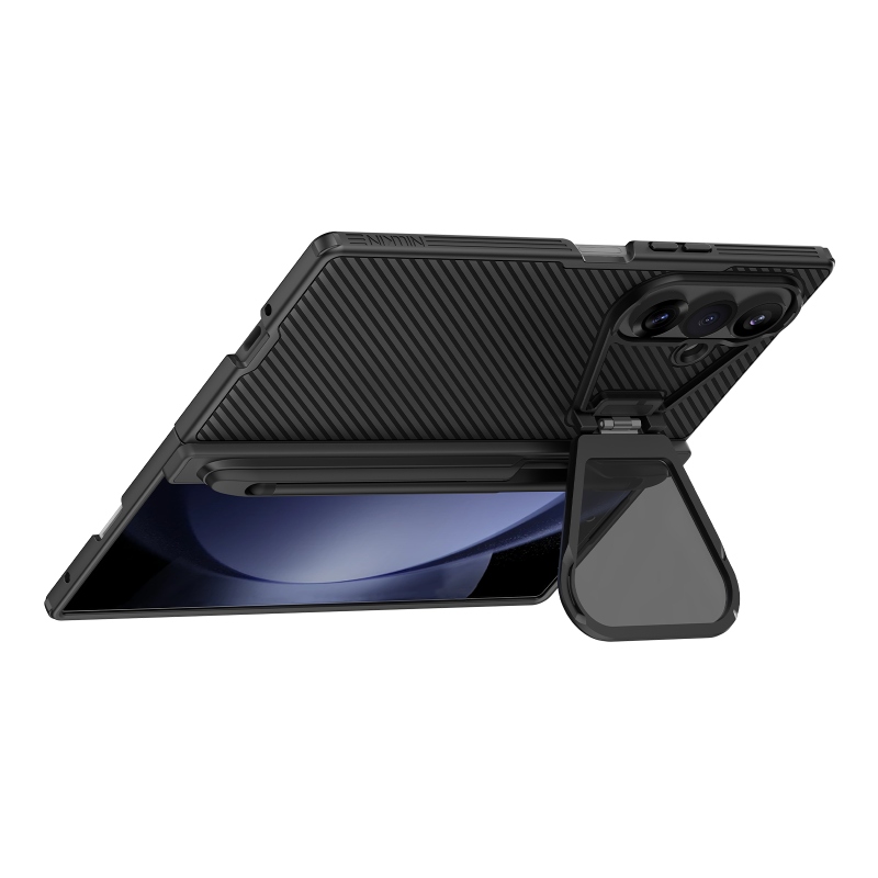 Nillkin CamShield Prop Magnetic Pen Slot (transparentný objektív) – zadný kryt pre Samsung Galaxy Z Fold 8 Ultra Black