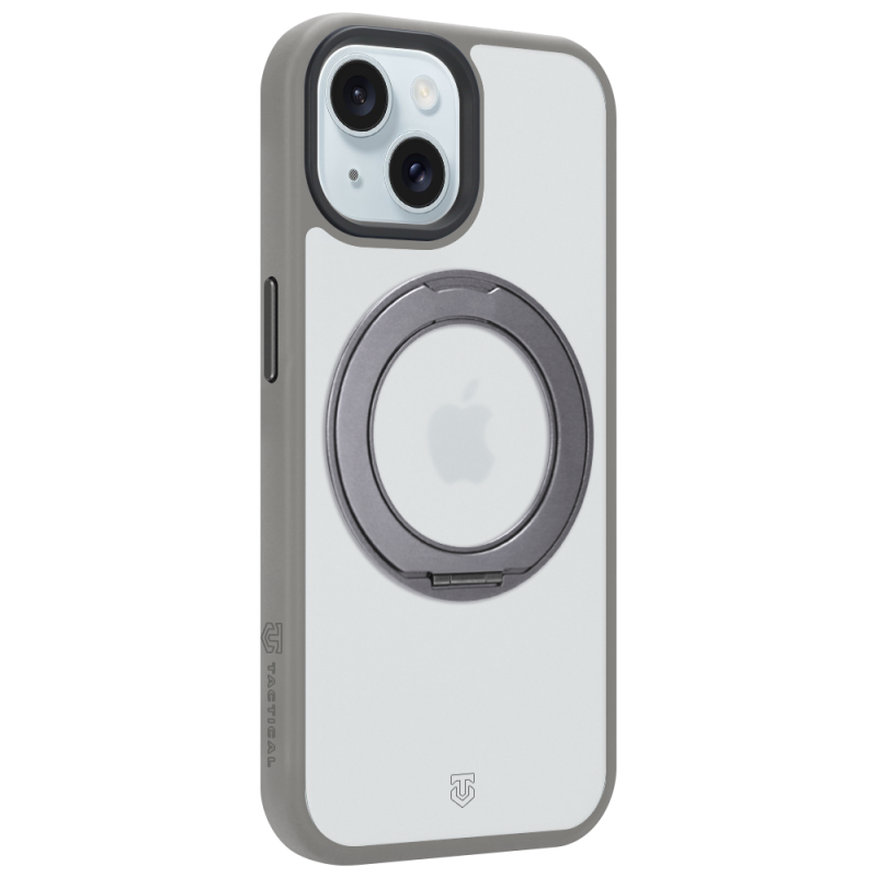 Tactical MagForce Hyperstand – puzdro pre Apple iPhone 15, svetlošedé