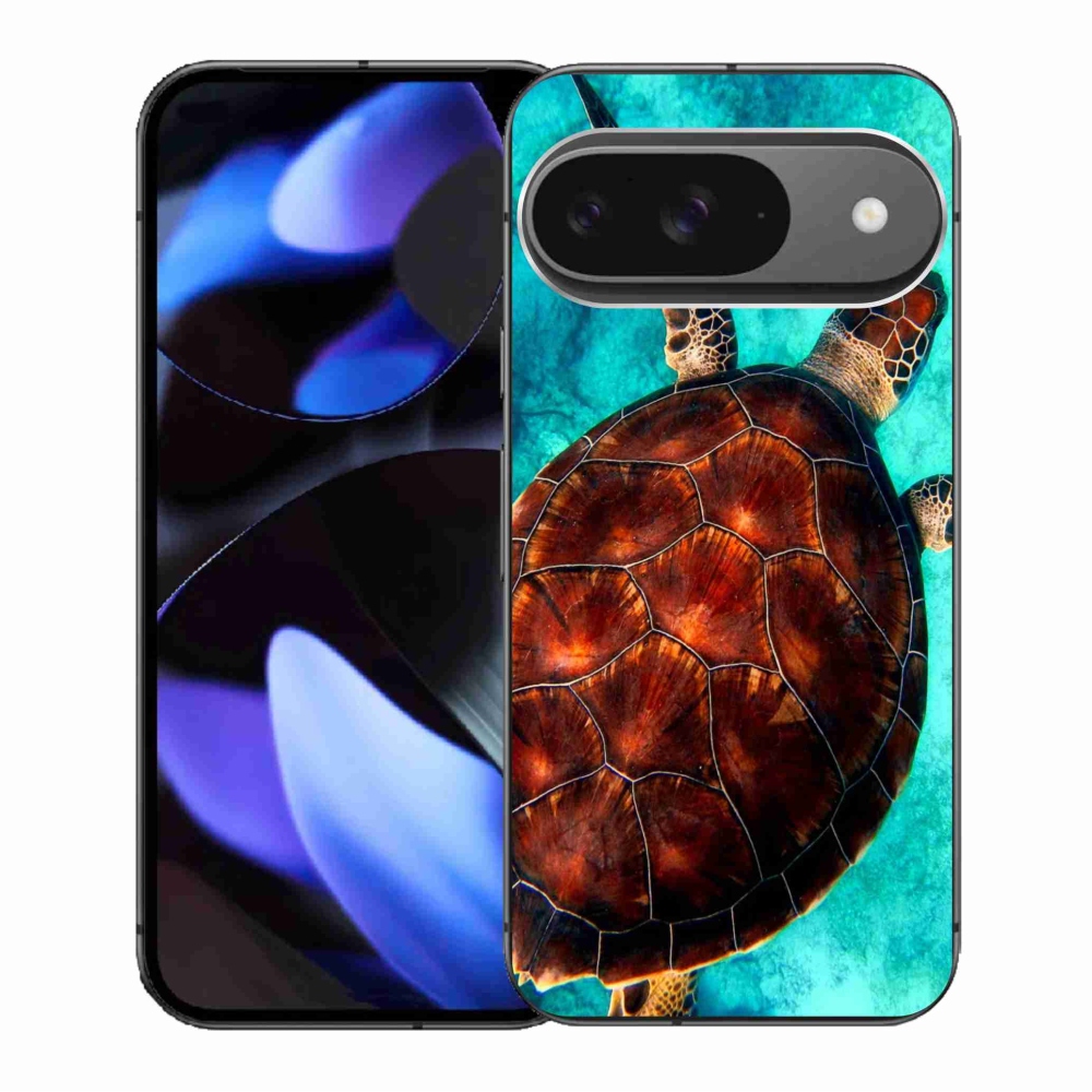 Gélový kryt mmCase na Google Pixel 9/9 Pro - korytnačka