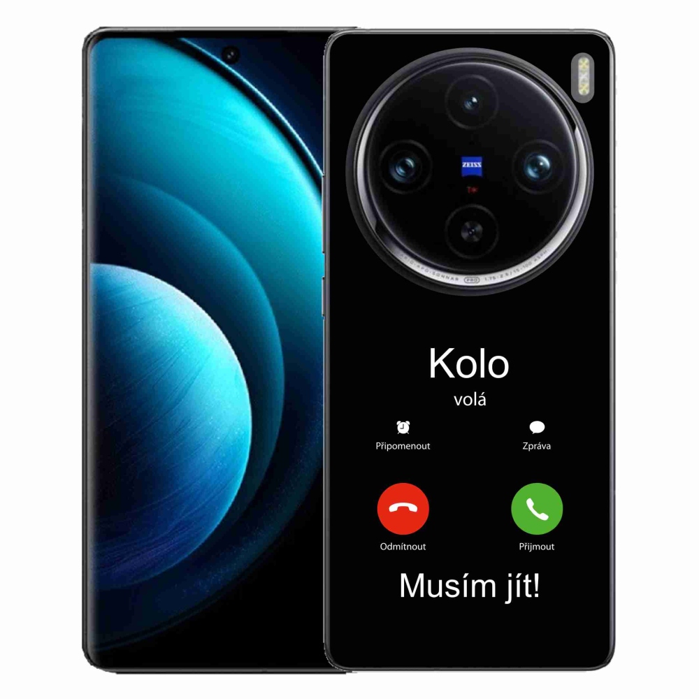 Gélový kryt mmCase na Vivo X100 Pro 5G - bicykel volá čierne pozadie