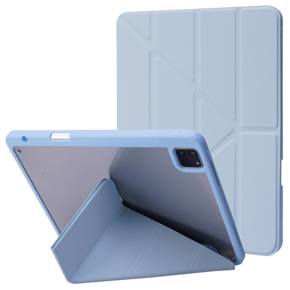 Origamis inteligentné polohovacie puzdro na tablet iPad Pro 11 (2024)/(2025) - svetlomodré