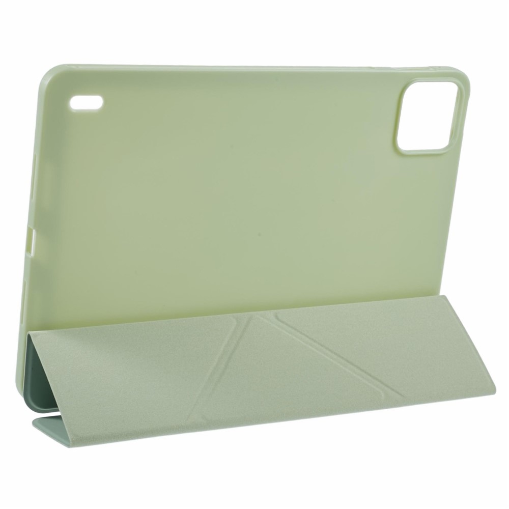 Origamis chytré polohovacie puzdro na tablet Xiaomi Pad 8/8 Pro/7/7 Pro - svetlozelené