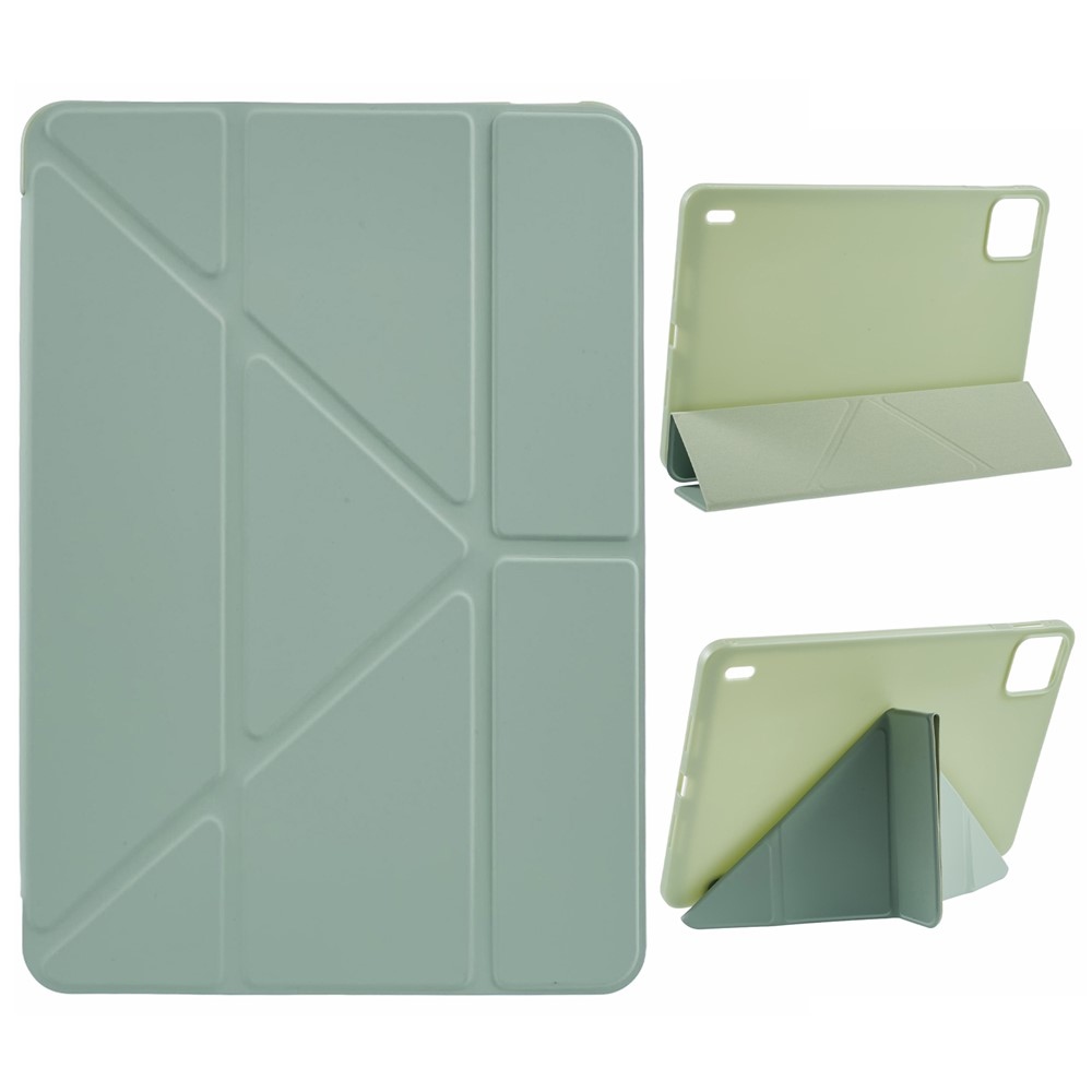 Origamis chytré polohovacie puzdro na tablet Xiaomi Pad 8/8 Pro/7/7 Pro - svetlozelené
