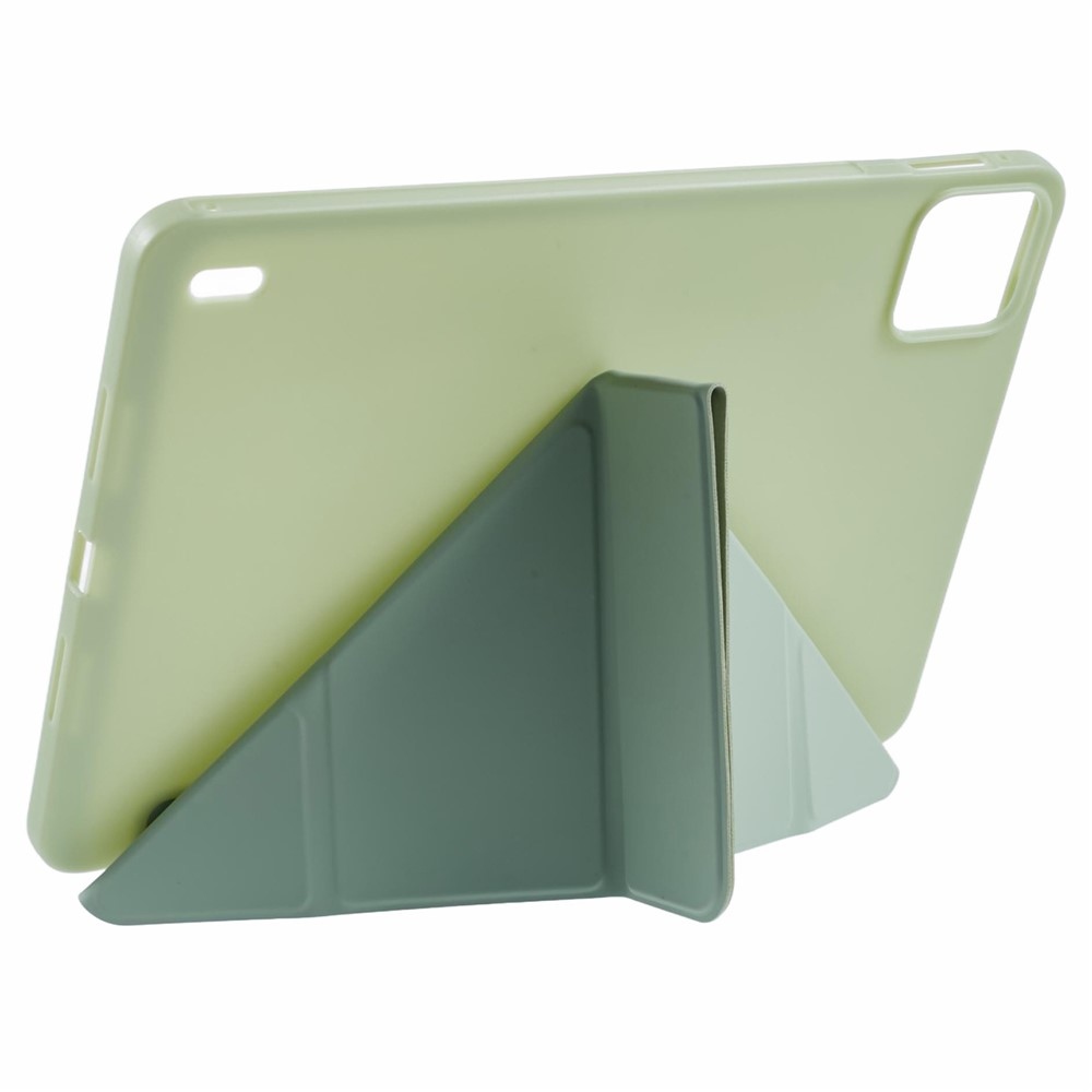 Origamis chytré polohovacie puzdro na tablet Xiaomi Pad 8/8 Pro/7/7 Pro - svetlozelené