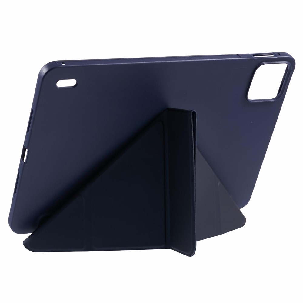 Origamis chytré polohovacie puzdro na tablet Xiaomi Pad 8/8 Pro/7/7 Pro - tmavomodré