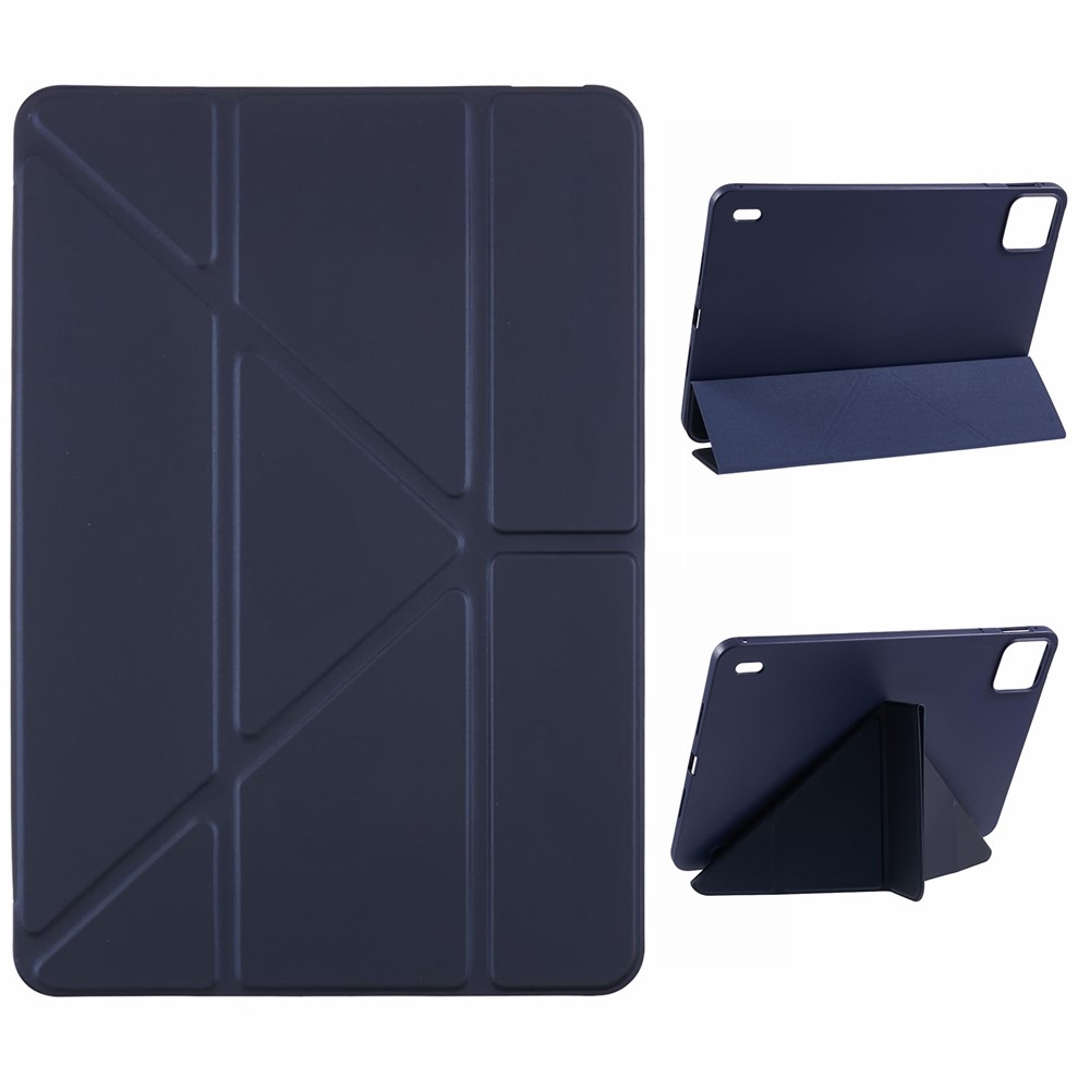 Origamis chytré polohovacie puzdro na tablet Xiaomi Pad 8/8 Pro/7/7 Pro - tmavomodré