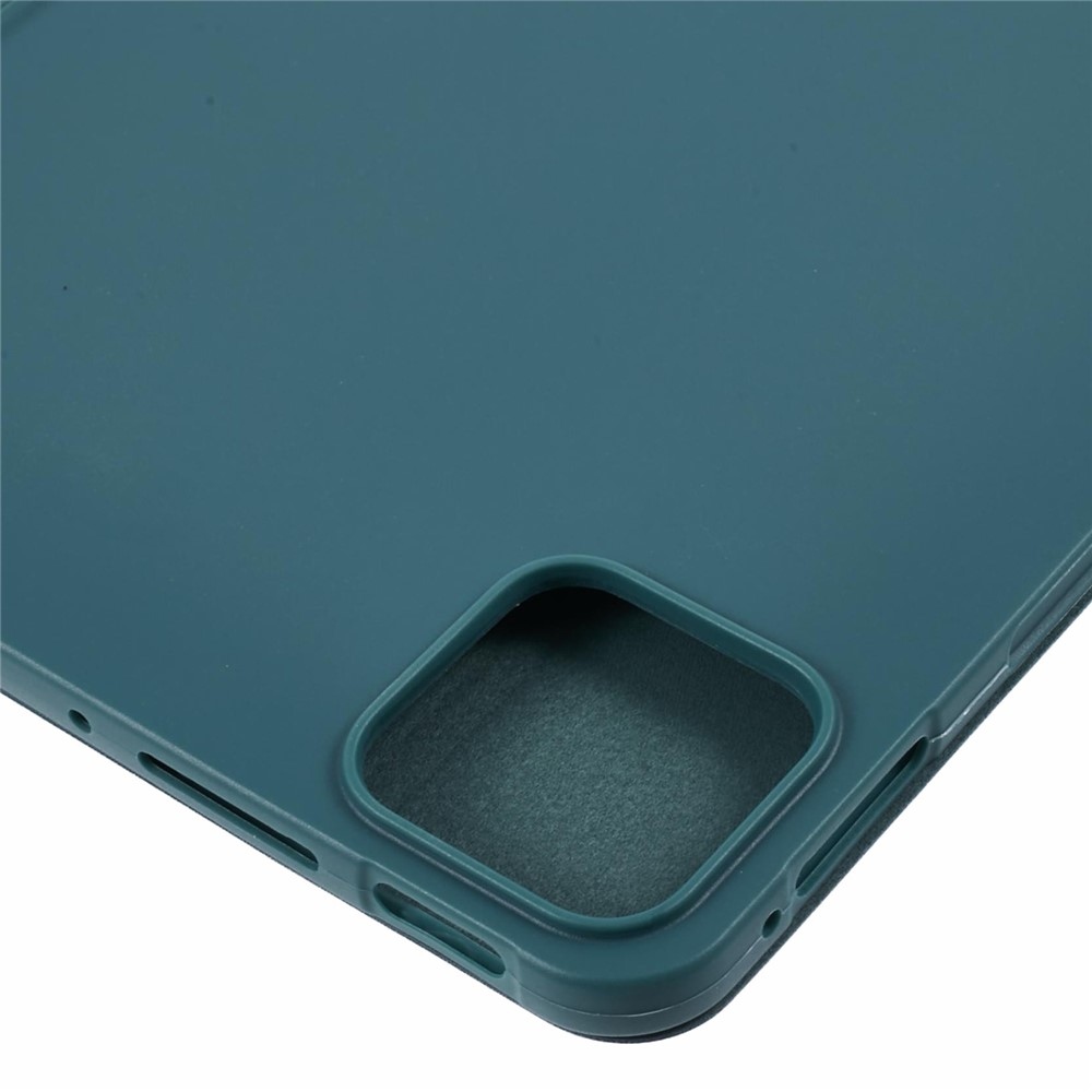 Origamis chytré polohovacie puzdro na tablet Xiaomi Pad 8/8 Pro/7/7 Pro - tmavozelené