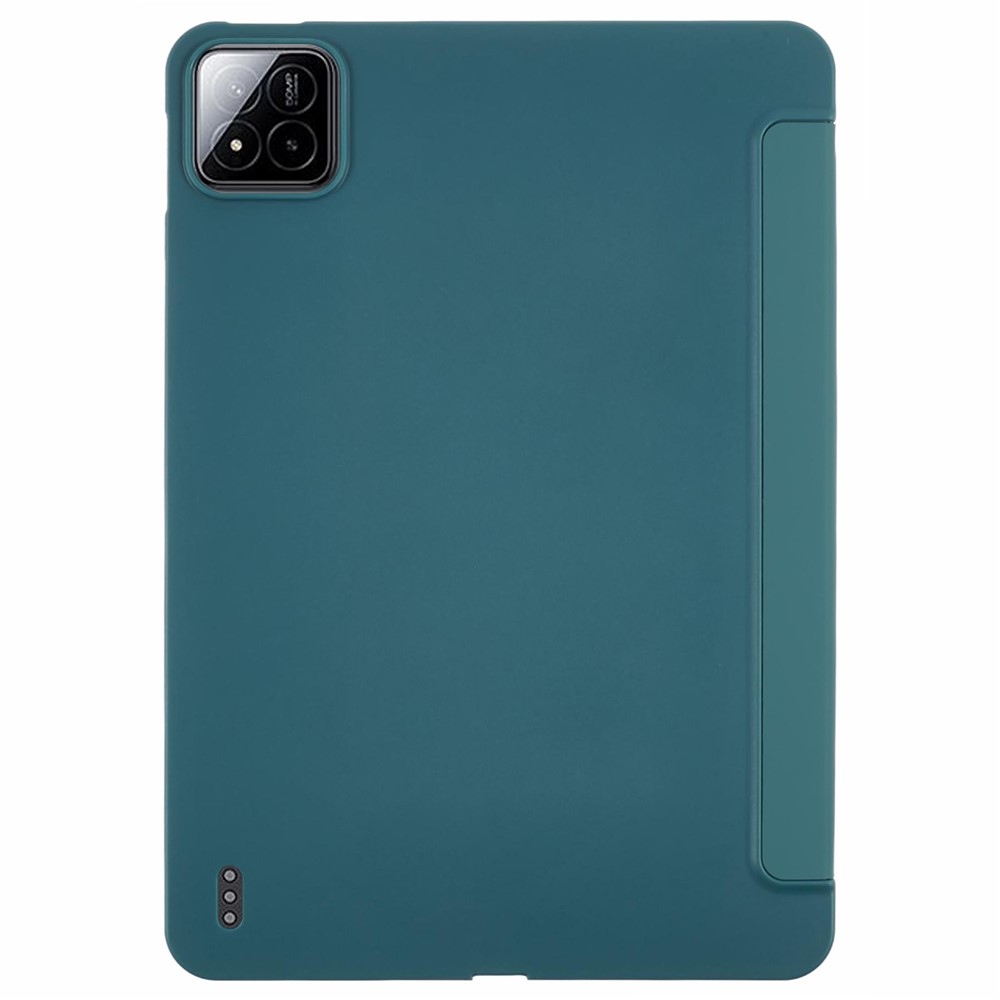 Origamis chytré polohovacie puzdro na tablet Xiaomi Pad 8/8 Pro/7/7 Pro - tmavozelené