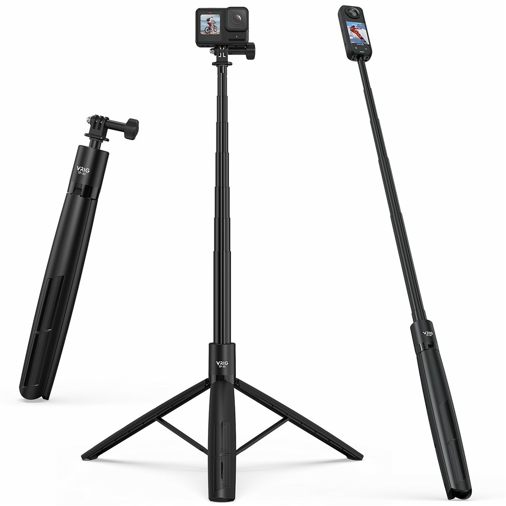 VRIG teleskopický statív a selfie tyč 180 cm s magnetickým držiakom