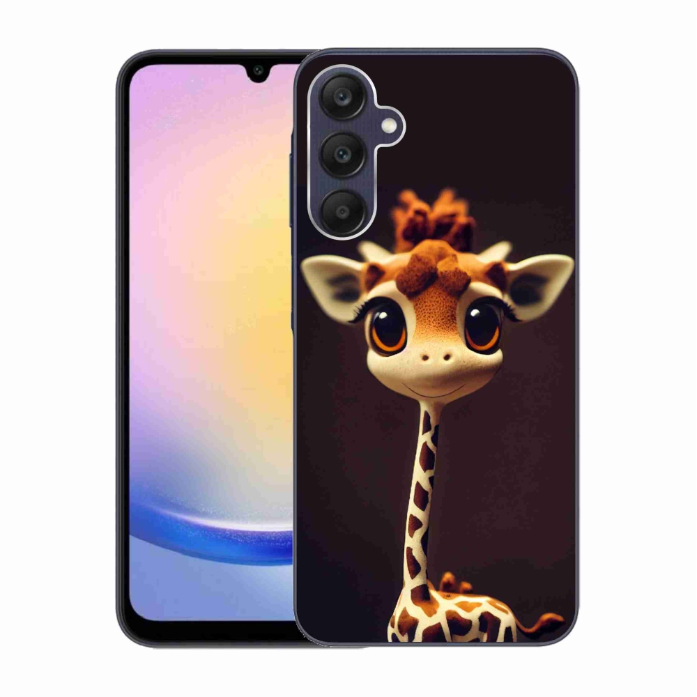 Gélový kryt mmCase na Samsung Galaxy A25 5G - malá žirafa