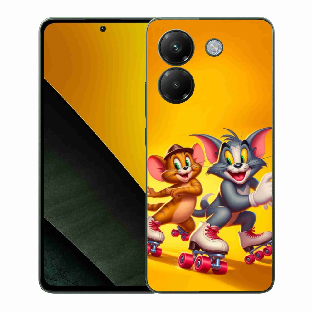 Gélový kryt mmCase na Xiaomi Poco M7 Pro 5G - tom a jerry