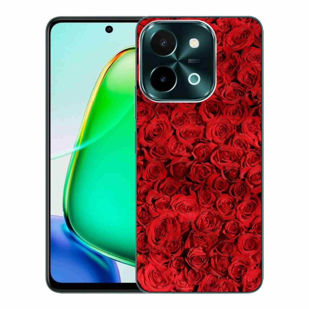 Gélový kryt mmCase na Vivo Y28 - ruža