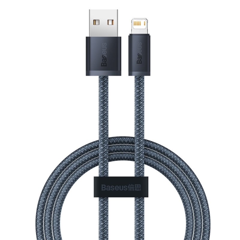 Baseus Dynamic Series Fast Charging Dátový Kábel USB-A - Lighting 2.4A 1m Slate Gray