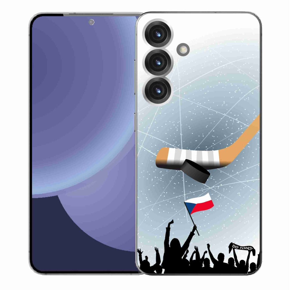 Gélový kryt mmCase na Samsung Galaxy S25+ - fanúšikovia hokeja