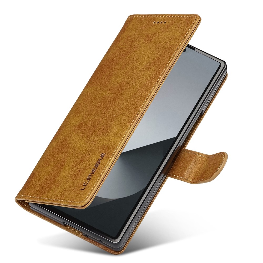 IMEEKE knižkové púzdro na Samsung Galaxy Z Fold7 5G - žlté