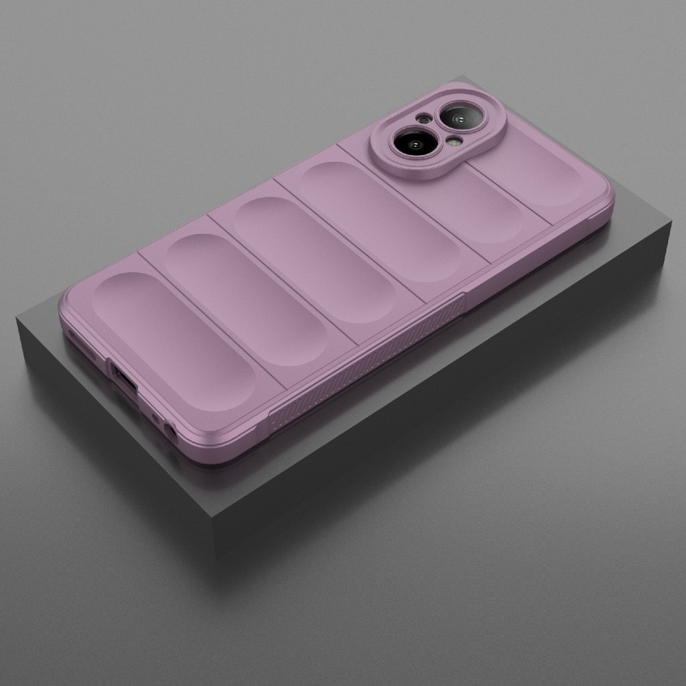 Rugg odolný gelový kryt na mobil Realme C67 - svetlofialový