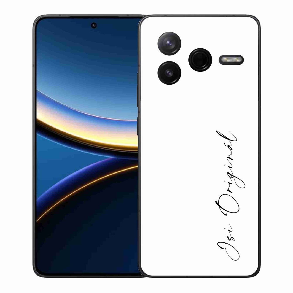 Gélový kryt mmCase na Xiaomi Poco F7 Pro - si originál biele pozadie