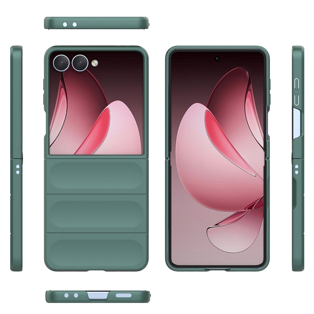 Rugg odolný gélový obal na Samsung Galaxy Flip7 5G - zelený